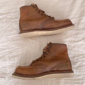 Red wing brown boots